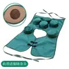 Kit de equipo para moxibustión, caja de moxibustión con filtro de humo, caja de moxibustión portátil para niños, funda de tela para moxibustión para las rodillas.