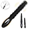 Anal de Silicone Mais Vendido, Vibrador Anal Unissex, Brinquedo Sexual de Expansão Anal para Adultos