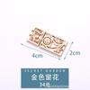 Botão de liga Hanfu Mãe e filho Botão Retro Estilo Chinês Cheongsam Fivela decorativa Estilo antigo Jeans Fivela de placa de metal
