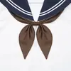 Bufanda Triangular Jk Nudo de Pez Dorado de Color Sólido Estilo Japonés Sin Nudo Cuello Kansai Traje de Marinero Lazo de Moño Mariposa