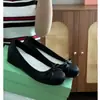 Zapatos Mary Jane planos de estilo suave para mujer, nuevo diseño de lazo, dulce otoño 2026, punta cuadrada, boca poco profunda