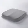 Cojín cuadrado para asiento de espuma viscoelástica con rebote lento, apto para todas las estaciones, para uso en la oficina, conducir y como cojín para asiento de coche o almohadilla para silla