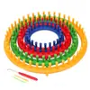 Ferramenta de tricô para cachecol e chapéu mais vendida internacionalmente, kit de tricô DIY para pessoas preguiçosas, conjunto de ferramentas de tricô para fazer cachecóis
