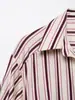 Camisa de Rayas para Mujer de Longitud Ajustable, Estilo Europeo y Americano, Nueva Colección Otoño 2026, Venta al por Mayor 26628