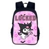 Mochila Escolar para Estudiantes kuroml Transfronteriza kuroml Mochila Escolar para Estudiantes de Dibujos Animados Lindos Mochila de 16 pulgadas Soporte para Cabello