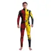 Amazon 2024 Disfraz de Rendimiento de Primavera Marvel Cos Print Deadpool Wasp Disfraz de Rendimiento 3D Mono Ajustado