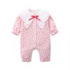 Mono de primavera y otoño para niña, ropa estampada de manga larga para bebé recién nacido, ropa de princesa estilo occidental 2318