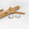 Brincos Minimalistas Geométricos de Pérola Estilo Coreano, Modernos e Exquisitos, Versáteis para o Dia a Dia, Sensação de Luxo, Brincos de Agulha de Prata, Cobre para Atacado