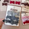 Nuevo Clip para el Cabello Versátil de Perla y Lazo para Otoño e Invierno, Pasador para Niñas, Clip para el Cabello de Bebé, Pinza de Pato, Accesorio para el Cabello de Niña