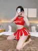 Guino Lingerie Sexy Cos Sexy Babe de Futebol Conjunto Flertando no Estádio Sedução de Grande Tentação Sem Tirar