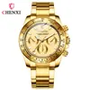 Chenxi Cx-086A Reloj de Oro Transfronterizo Reloj para Hombre Reloj de Negocios para Hombre Reloj de Cuarzo Impermeable Luminoso Reloj
