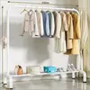 Perchero Moderno Minimalista de Acero al Carbono, de Pie Vertical Moderno Minimalista para Uso Doméstico, Colgador de Ropa y Pantalones, Colgador de Corbatas, Almacenamiento con Compartimentos