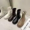 Botas Martin para Mujer Estilo Británico Zapatos de Mujer 2026 Nuevas Botas Individuales Primavera/Otoño Botas Adelgazantes ins Estilo Caliente de Moda Botines Mujer Adulta