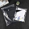 Sacos Espessos Transparentes com Zíper para Roupas Íntimas e Calças, Sacos Plásticos Foscos Auto-Selantes para Meias, Sacos para Embalagem de Roupas e Embalagem de Vestuário