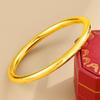 Pulsera de Acero de Titanio Estilo Chino Herencia del Método Antiguo Carácter Fu para Mujer Moda Transportadora Pulsera Sólida de Gama Alta No se Desvanece Regalo