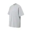 Camiseta Suelta de Manga Corta para Hombre Marca de Tendencia Estilo Americano Diseño Dividido y Deconstruido Top Casual con Cuello Redondo para Verano