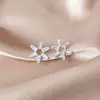 Brincos de metal geométricos irregulares europeus e americanos com design tridimensional tulipa pêssego coração brinco círculo pingente brincos