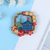 Série de Cidades de Guangdong Ímãs de Geladeira de Madeira Ímãs de Geladeira Culturais e Criativos de Cidades Chinesas Lembranças de Viagem Exquisite Prontos em Estoque