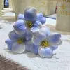 PU simulação tulipa sorriso aberto brownie tulipa simulação flor buquê de casamento flores falsas decoração tulipa