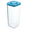 Latas de Plástico Selladas, Cajas de Almacenamiento de Granos de Grado Alimenticio, 6 Juegos de Botellas de Almacenamiento Cuadradas Giratorias de Cocina a Prueba de Humedad y para Conservar la Frescura
