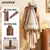 Perchero de Madera Maciza de Pie, Colgador de Ropa Grueso para Uso en Interiores en Casa junto a la Cama, Perchero Minimalista Vertical de Madera de Haya para Almacenamiento