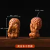 Productos semiacabados tallados en madera maciza natural, cadenas para teléfonos móviles, collares, accesorios para joyería DIY, artesanías culturales creativas, cuentas espaciadoras y artículos decorativos