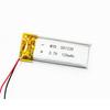 Wei Yueda 501230 polímero de lítio bateria 120mAh 3.7V fone de ouvido Bluetooth núcleo da lâmpada lanterna