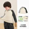 Camiseta de manga larga Kaka Panda para niños, camiseta interior de cuello semi-alto para niños, ropa de invierno para bebé, top para bebé de otoño e invierno para niñas