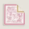 Novo Lenço Quadrado Pequeno de Outono Feminino Versátil Retro Lenço Quadrado de Cintura Lenço Quadrado Decorativo Pequeno de Seda Lenço de Cabeça Sexy