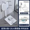 Guangdong Modelo Delgado con Curva 20cm 18cm Sin Curva 15cm 13cm Tipo Sifón Tubería Grande Inodoro de Sentadilla Venta al por Mayor