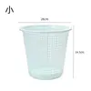 Cubo de basura de plástico hueco para sala de estar y dormitorio, papelera para residuos de papel, cesta simple sin tapa para papel higiénico, cubo de basura de limpieza