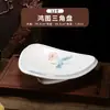 Plato Artístico Estilo Chino, Plato Cerámico Irregular Estilo Nacional Flor de Loto Bajo Vidriado, Plato para Pescado, Vajilla para Restaurante y Hotel, Bol para Sopa