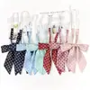 Pajarita de Lunares Estilo Escolar Japonés con Mango Largo, Accesorio para Camisa de Uniforme de Chicas JK Traje de Marinero