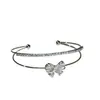 Nuevo Pulsera de Lazo de Circonita de Doble Capa, Lujo Ligero y Sensación de Alta Gama, Personalizada y Elegante, Sencilla y Moderna, Accesorio de Mano Versátil