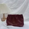 Bolsa Plissada de Aparência Sofisticada Bolsa para Cosméticos Batom Bolsa para Cosméticos Viagem Portátil Pu Bolsa Cosmética Bolsa para Cosméticos de Higiene Pessoal