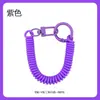 Venta al por mayor del fabricante Cuerda elástica de plástico Hebilla de clip para puerta Llavero Lanyard de plástico colorido Soporte para tarjetas de auriculares Colgante de bolsa