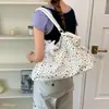 Bolso de Moda de Lunares Nuevo Bolso Casual para Mujer, Gran Capacidad, Diseño de Estrella, 2026 Estilo Coreano Simple, Bolso de Hombro para Viajes, Súper Popular
