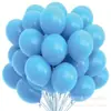 Venta Caliente Transfronteriza Color Sólido 10 Pulgadas Engrosado Mate Emulsión Gla Combinación de Globos Traje de Decoración para Fiesta de Cumpleaños Boda