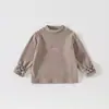 Colete de Penas para Bebê Quente Outono Inverno Novo Estilo Meninas Estilo Coreano Leve Colete de Penas Conjunto de Três Peças Roupas de Exterior para Meninas Penugem de Pato Branca