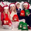 Bolsa de Regalo Grande de Terciopelo con Cordón de Navidad para Exportación Transfronteriza Bolsa de Almacenamiento de Terciopelo Bolsita de Terciopelo con Cordón para Dulces