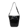 Bolsos2026 nuevo bolso cubo transfronterizo para mujer, gran capacidad, estilo retro europeo y americano, bolso de hombro simple, diseño de alta gama