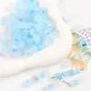 Cuentas Cuadradas Transparentes de Dos Colores Manchadas de Alto Brillo Acrílicas Hilo para Pulseras Cuentas Sueltas Accesorios para Joyería de Aretes Pulseras DIY