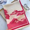Paisagem flor inverno escritório tipo caxemira cachecol quente para mãe estilo chinês flor retrô xale para ar condicionado