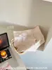 Calcinha Jacquard Hongxuan Feminina Cintura Média Levanta Bumbum Controle de Barriga Cós Sem Costura Detalhe de Laço Colorido Contrastante Calcinha Fio Dental Respirável Feminina