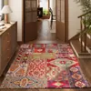 Alfombrillas Retro Americanas para Entrada de Casa Son Lavables, Fáciles de Cuidar, Resistentes al Desgaste y a las Manchas Alfombrillas de Cristal Terciopelo para Puerta de Entrada