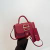 Bolsa feminina pequena portátil All-match, bolsa feminina 2025, nova bolsa de ombro da moda, popular na Internet, bolsa transversal pequena quadrada