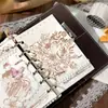 Serie de Encaje de la Tarde de Yanji Cinta PET Tema de Encaje Pegatinas Decorativas Reutilizables para DIY 6 Diseños a Elegir