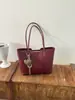 Bolsa grande de alta capacidade, minimalista e fashion, transfronteiriça, estilo novo, chique e única, bolsa de ombro casual, bolsa de ombro retrô e versátil
