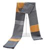 Novo Cachecol Masculino de Algodão com Lã Quente e Espessa Outono e Inverno Estilo Xadrez Masculino Peça Única Atacado à Prova de Frio e Vento
