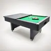 Mesas de billar estilo americano de stock de fábrica para uso doméstico, mesas de billar interiores de 233,1 cm para uso doméstico de 266,4 cm para uso comercial, mesas de competición de 299,7 cm al por mayor